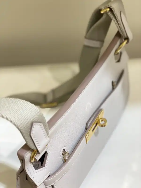 Hermes Jypsiere Mini Bag in Swift Leather Gris Meyer