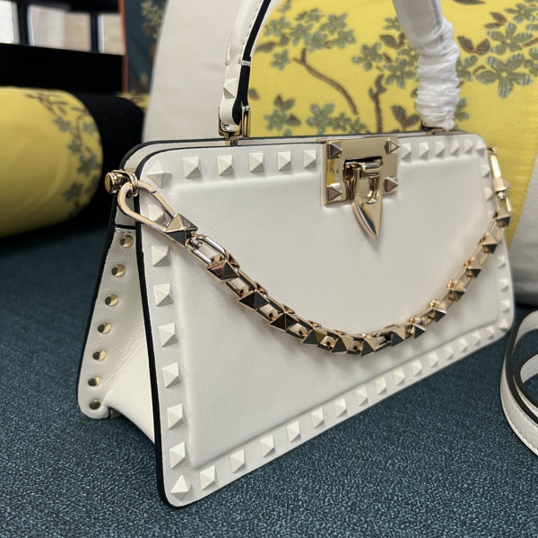 HOT SALE VALENTINO ROCKSTUD CALFSKIN HANDBAG