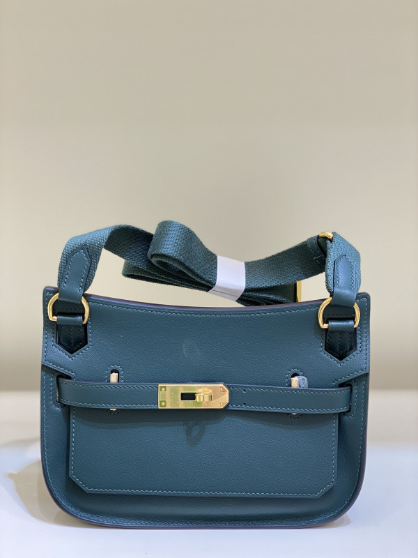 HOT SALE Hermes Jypsiere Mini Bag in Swift Leather Gris Meyer