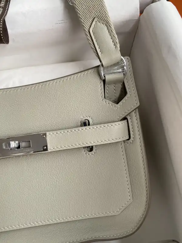 Frstbag ru Hermes Jypsiere Mini Bag in Swift Leather Gris Meyer