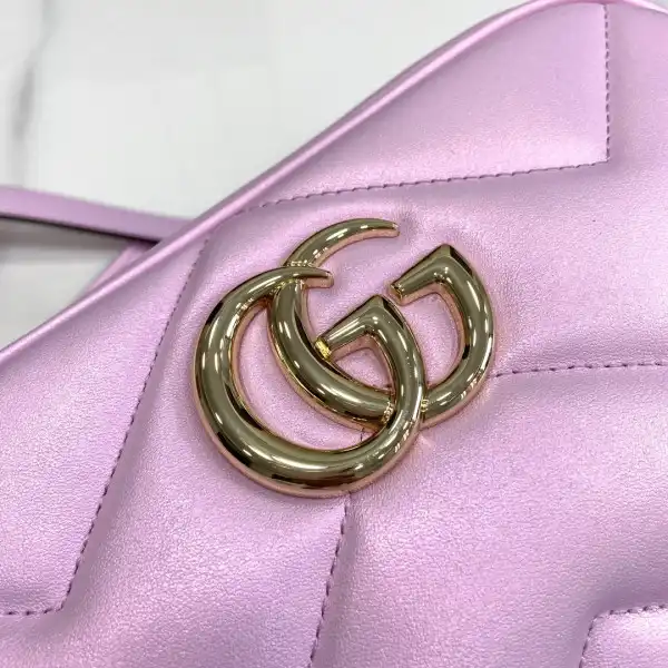 First bag ru GUCCI GG Marmont small shoulder bag