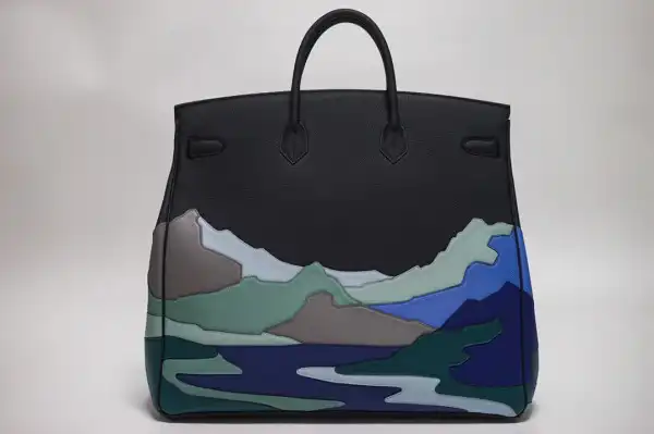 HERMÈS ENDLESS ROAD HAC BIRKIN 50 MULTICOLOR TOGO