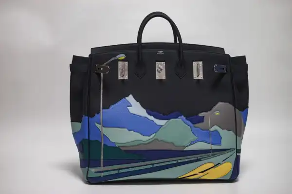 HERMÈS ENDLESS ROAD HAC BIRKIN 50 MULTICOLOR TOGO