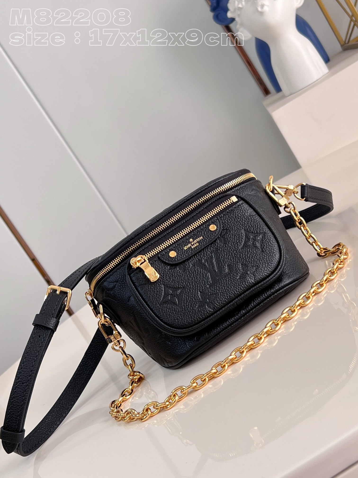 HOT SALE LOUIS VUITTON MINI BUMBAG-17-12-9.5CM