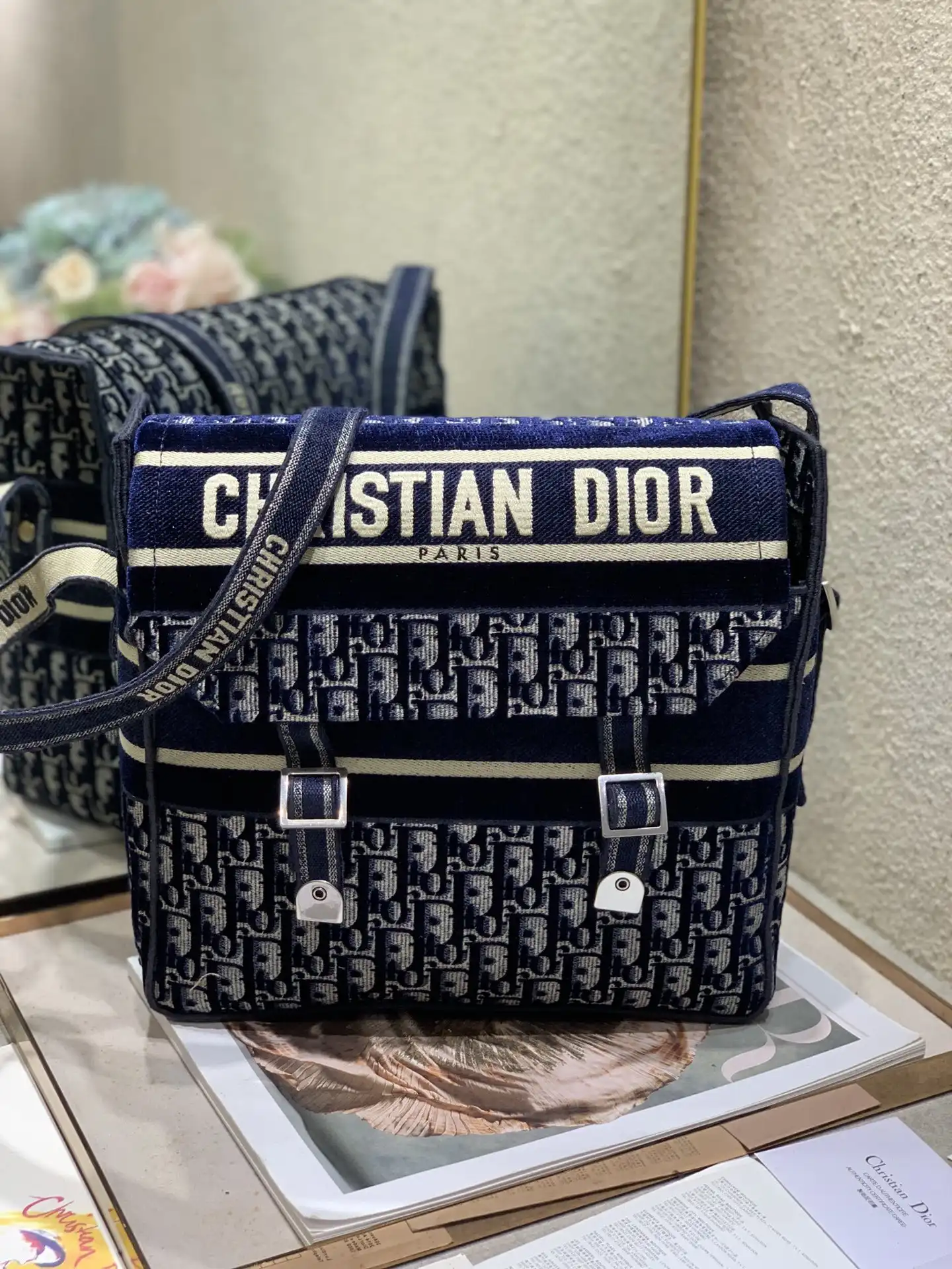 HOT SALE dior OBLIQUE diorCAMP MESSENGER BAG