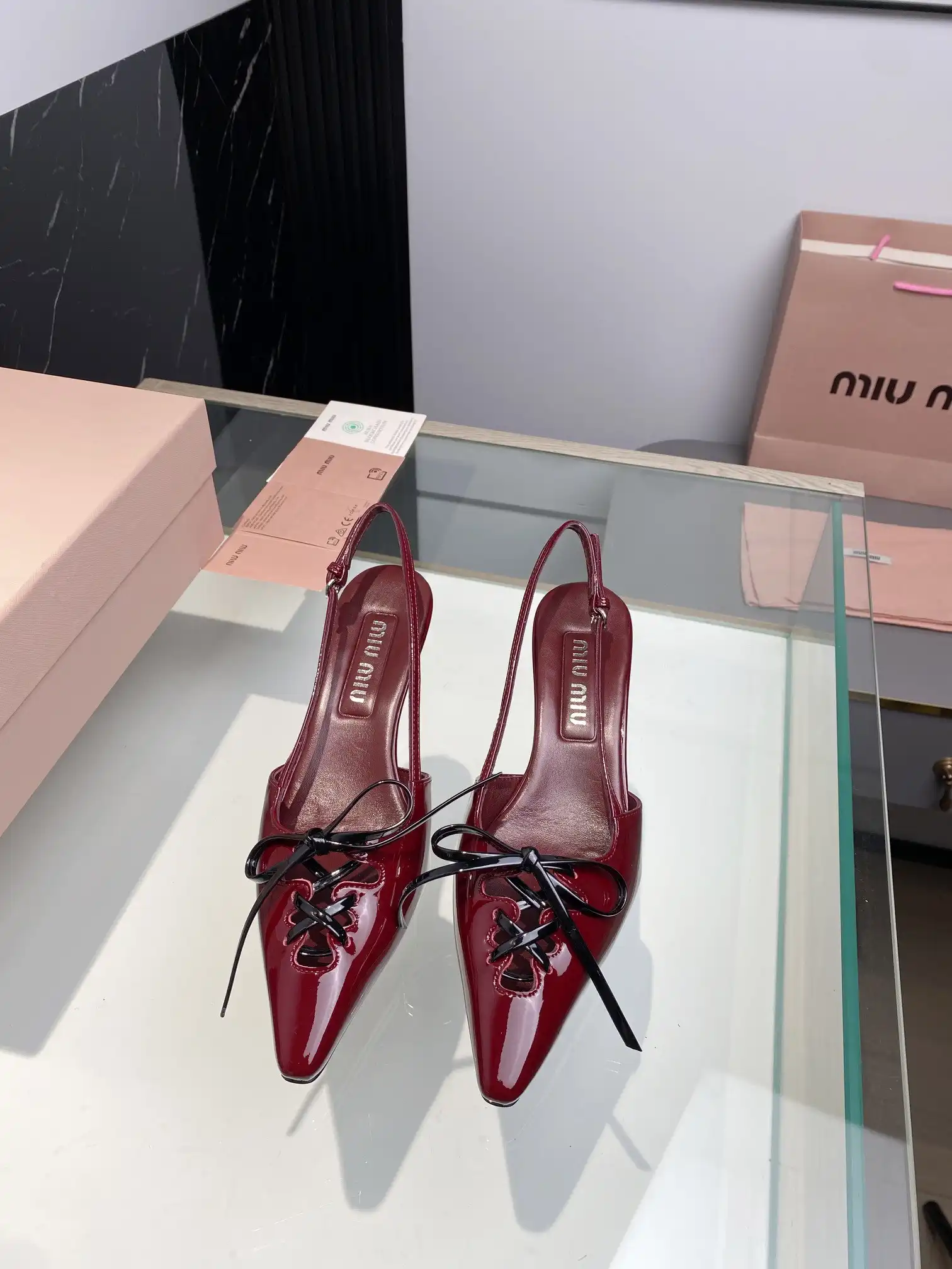 First bag ru MIU MIU HEELS