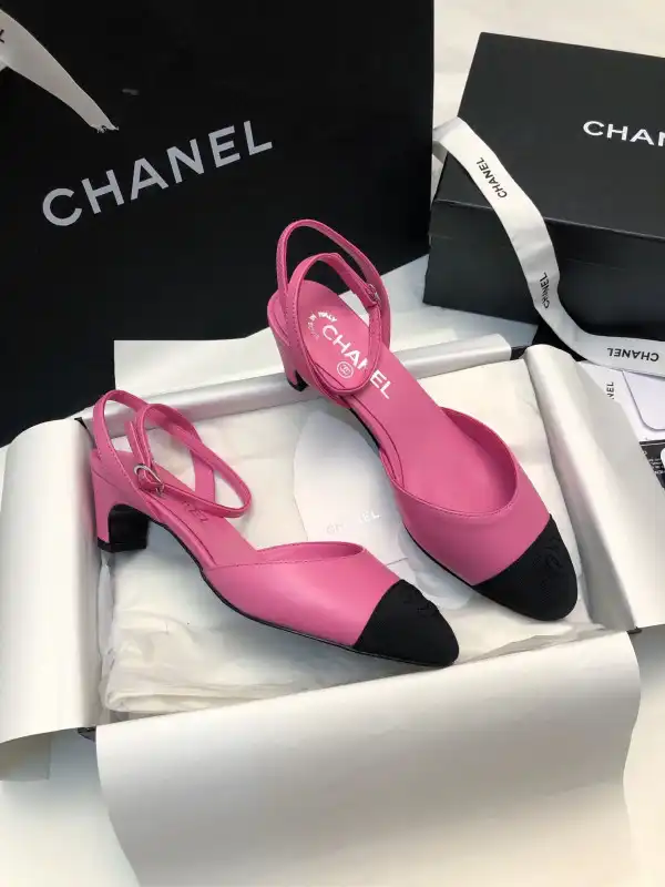 CHANEL SLING BACK - 4.0CM