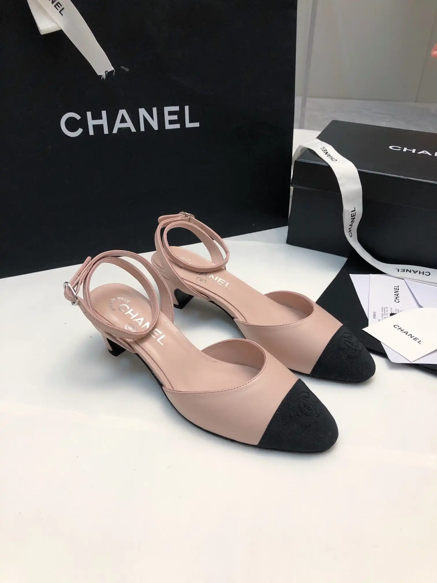 CHANEL SLING BACK - 4.0CM