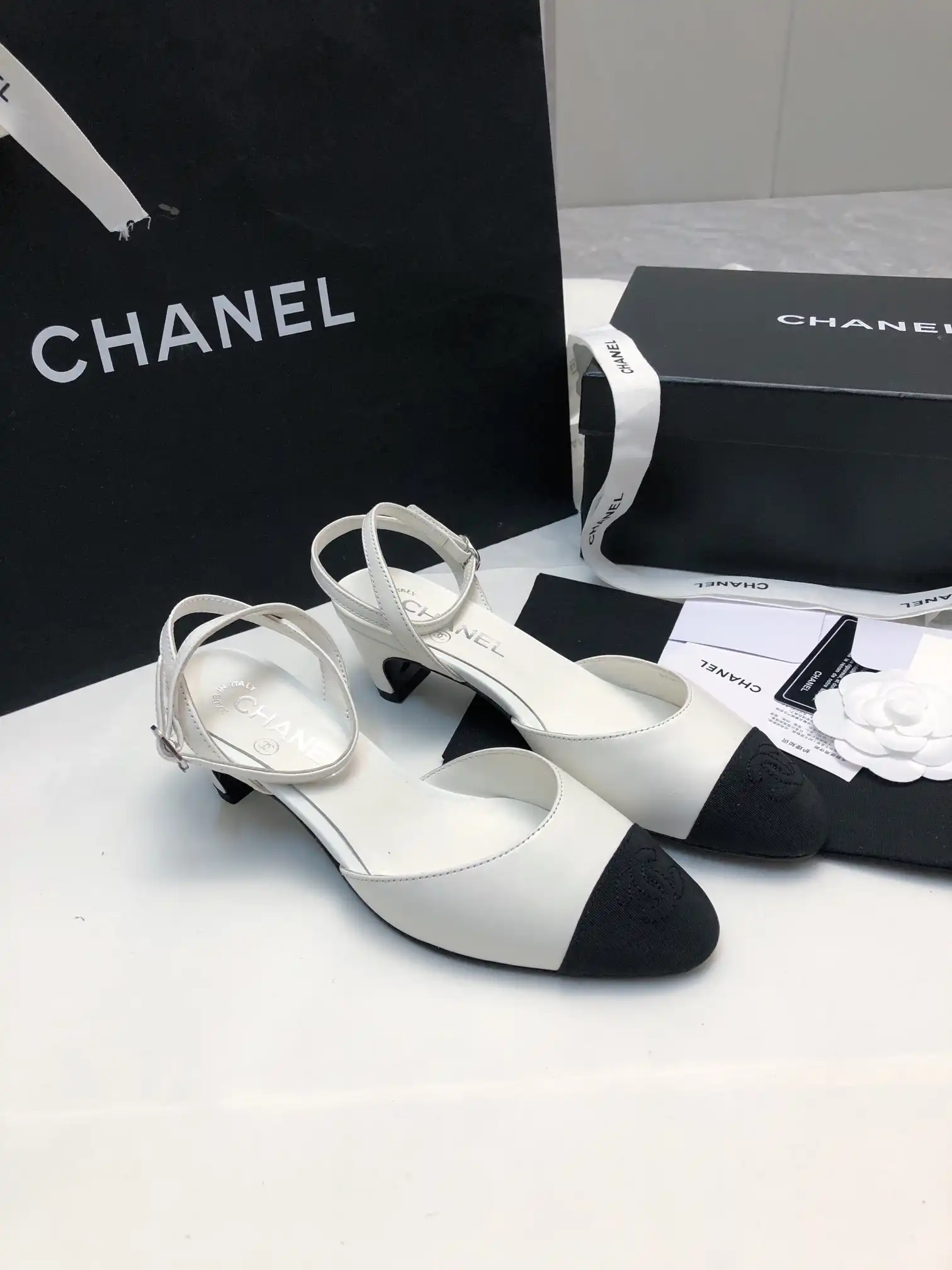 CHANEL SLING BACK - 4.0CM