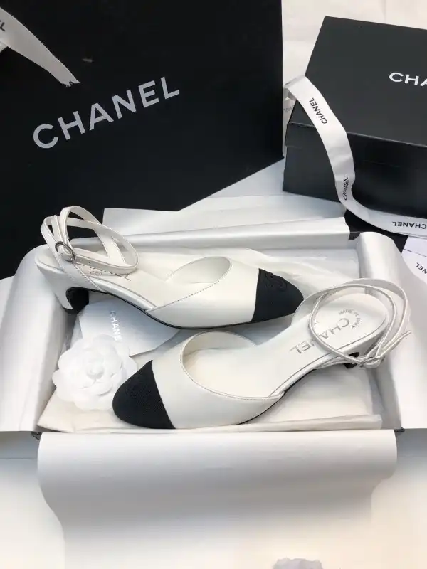 CHANEL SLING BACK - 4.0CM