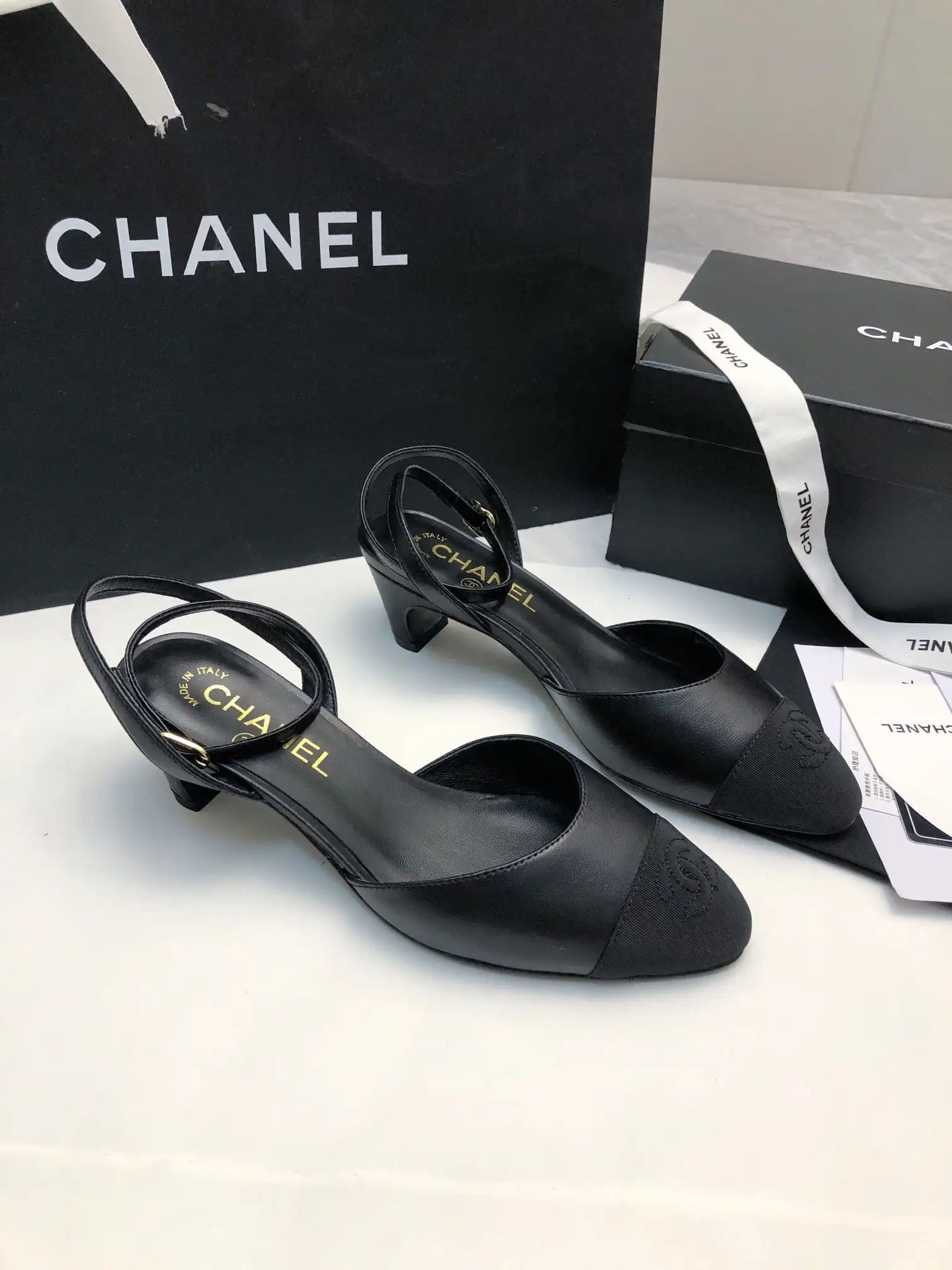 CHANEL SLING BACK - 4.0CM