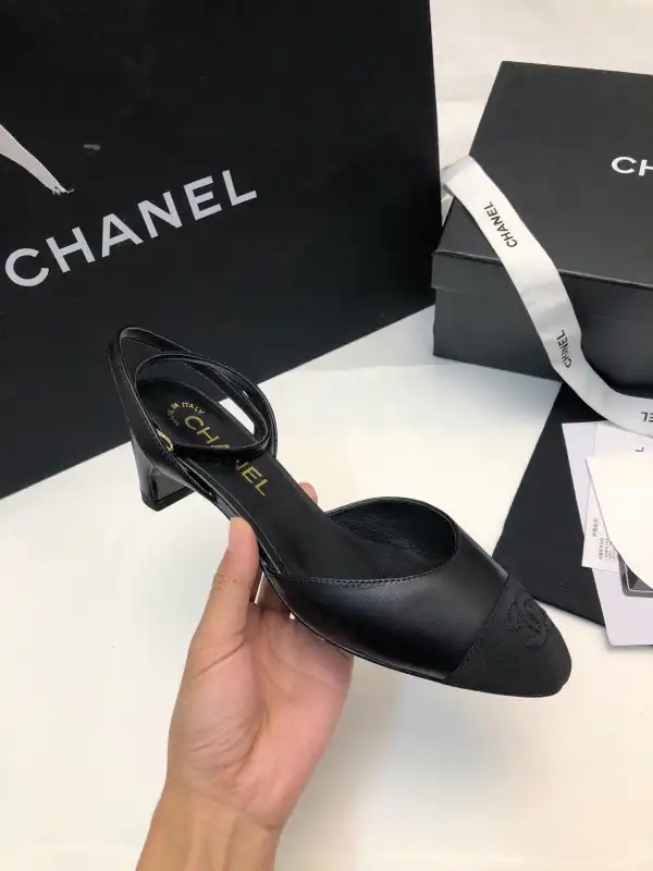 CHANEL SLING BACK - 4.0CM