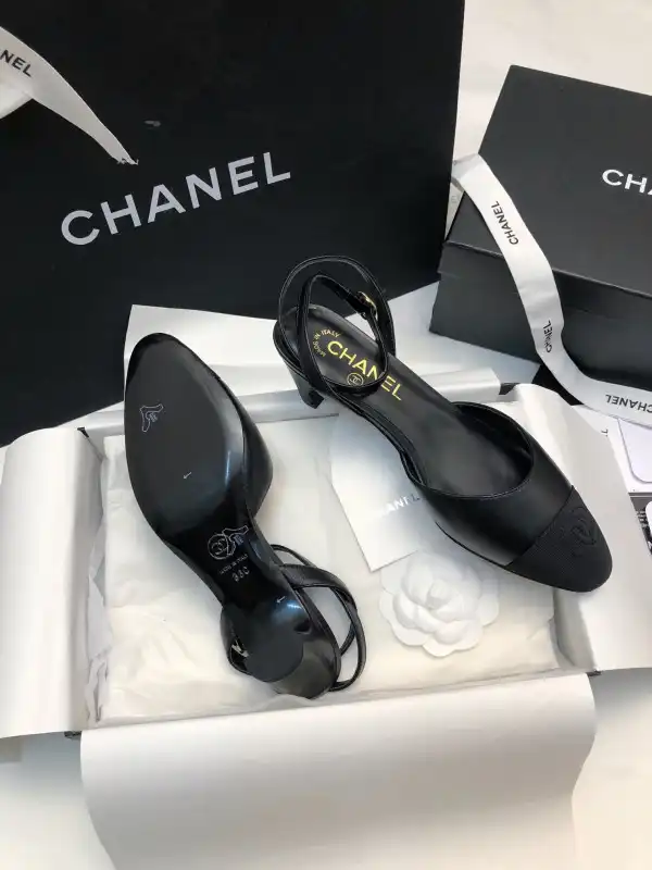 CHANEL SLING BACK - 4.0CM