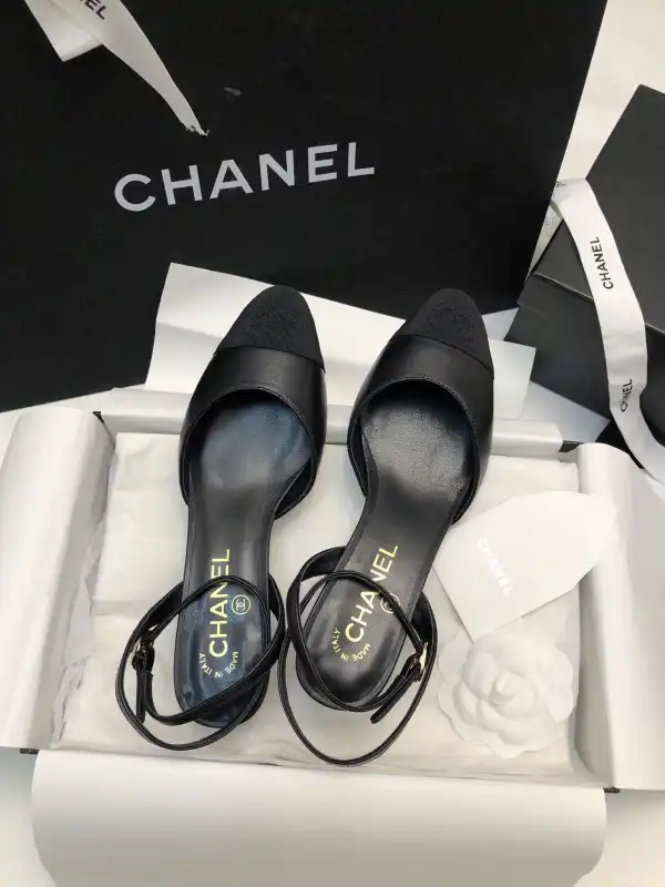 CHANEL SLING BACK - 4.0CM