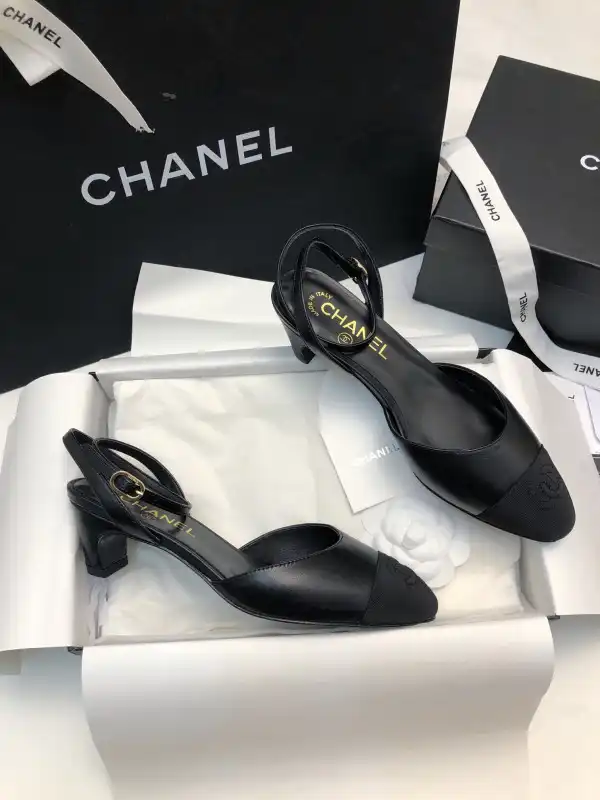 CHANEL SLING BACK - 4.0CM