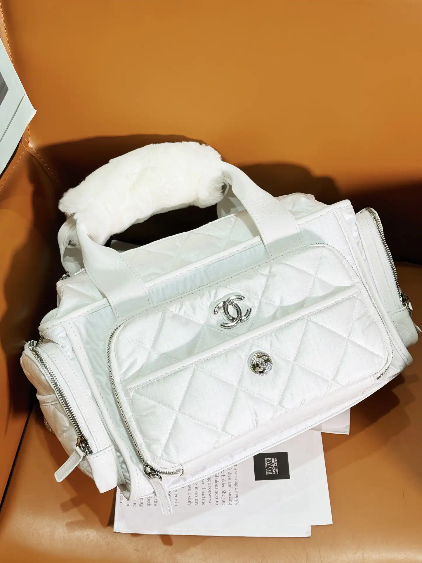 CHANEL LARGE BOWLING BAG