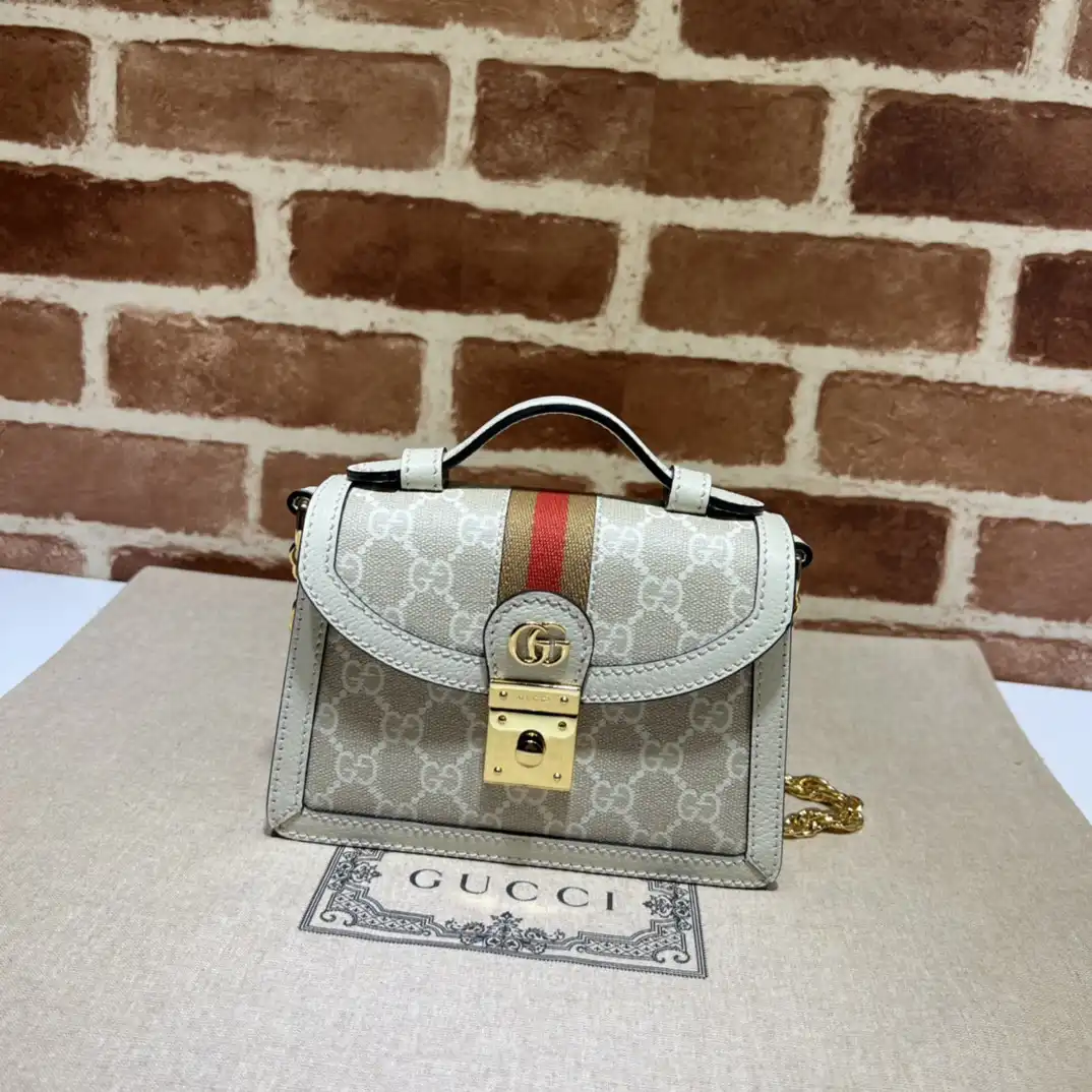 GUCCI GG MATELASSÉ SMALL TOP HANDLE BAG