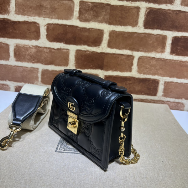 HOT SALE GUCCI GG MATELASSÉ SMALL TOP HANDLE BAG