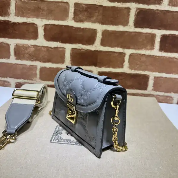 GUCCI GG MATELASSÉ SMALL TOP HANDLE BAG