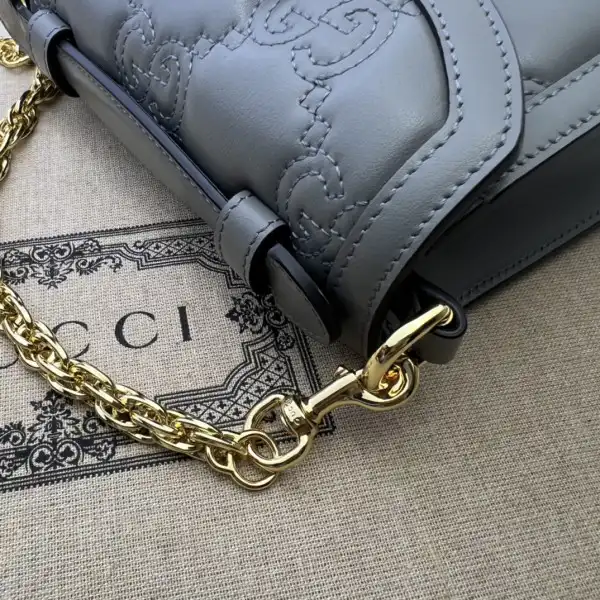 GUCCI GG MATELASSÉ SMALL TOP HANDLE BAG