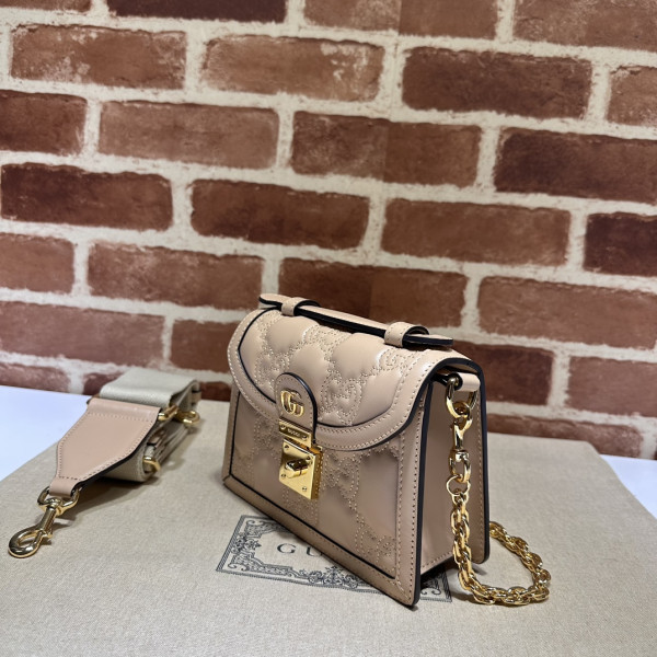 HOT SALE GUCCI GG MATELASSÉ SMALL TOP HANDLE BAG