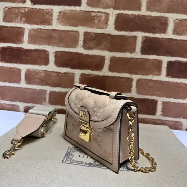 GUCCI GG MATELASSÉ SMALL TOP HANDLE BAG