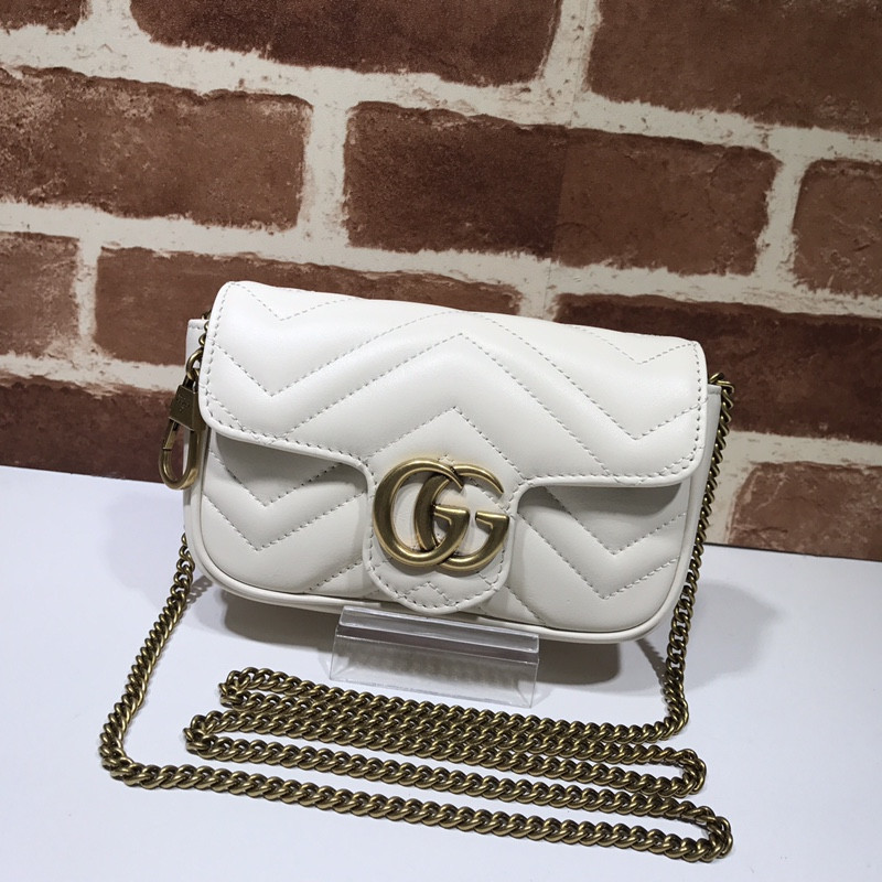 HOT SALE Gucci GG Marmont belt bag-16.5*10*5cm