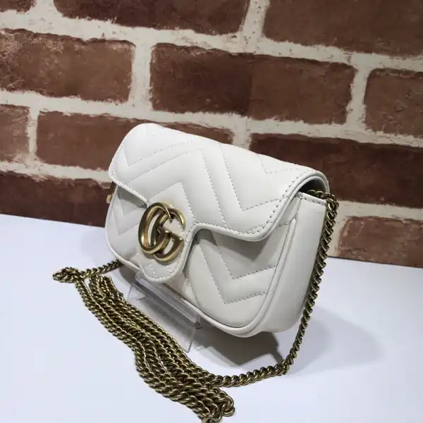 First bag ru Gucci GG Marmont belt bag-16.5*10*5cm