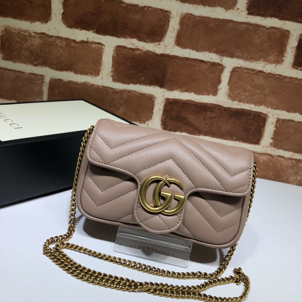 HOT SALE Gucci GG Marmont belt bag-16.5*10*5cm