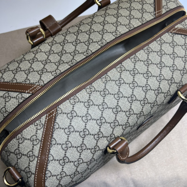 HOT SALE GUCCI Ophidia GG medium carry-on duffle