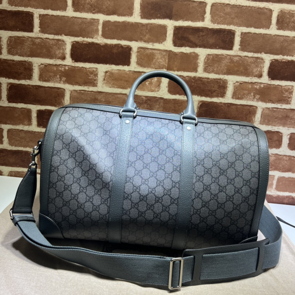 HOT SALE GUCCI Ophidia GG medium carry-on duffle