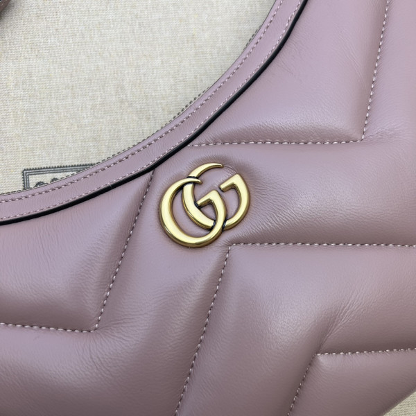 HOT SALE GUCCI GG Marmont half-moon-shaped small bag