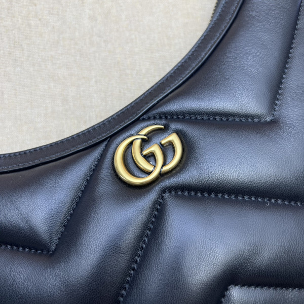 HOT SALE GUCCI GG Marmont half-moon-shaped small bag