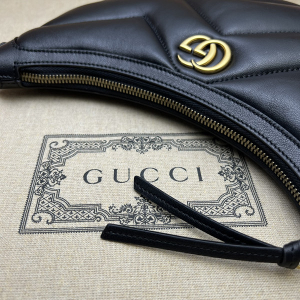 HOT SALE GUCCI GG Marmont half-moon-shaped small bag