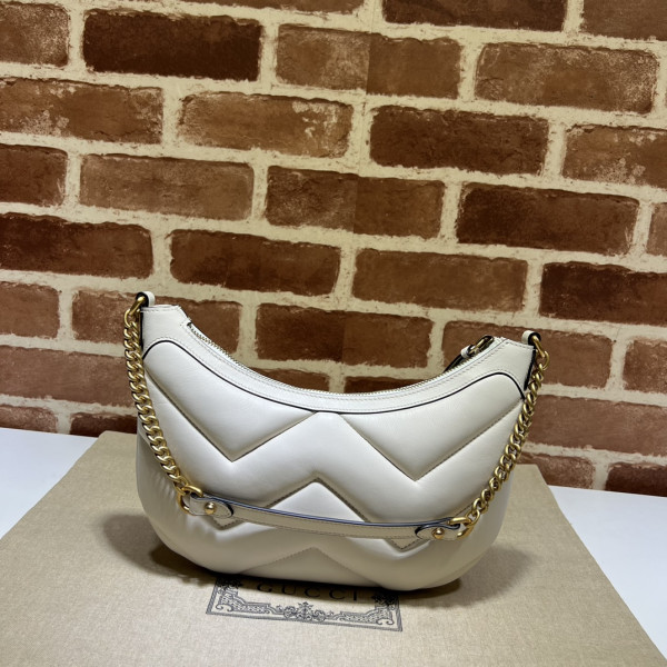 HOT SALE GUCCI GG Marmont half-moon-shaped small bag