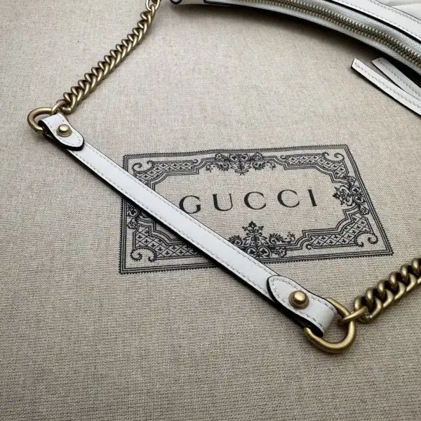 Affordable GUCCI GG Marmont half-moon-shaped small bag