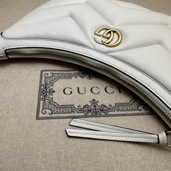 HOT SALE GUCCI GG Marmont half-moon-shaped small bag