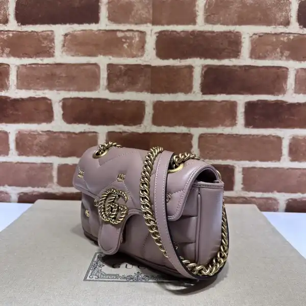 First Bag Ru GUCCI GG Marmont mini shoulder bag