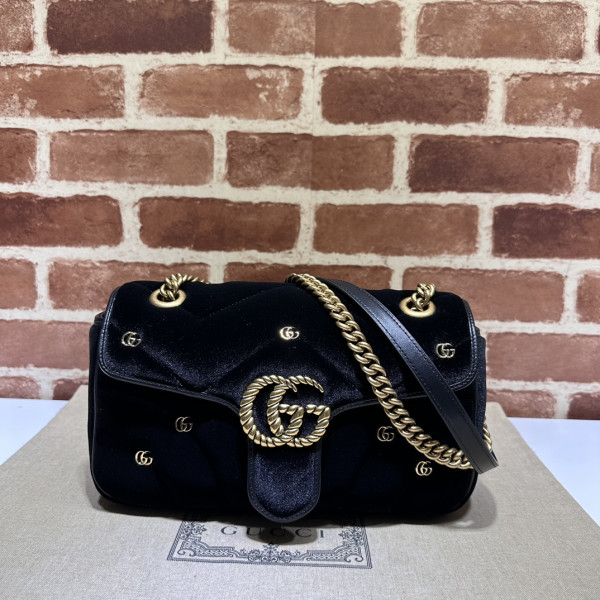 HOT SALE GUCCI GG Marmont SMALL shoulder bag