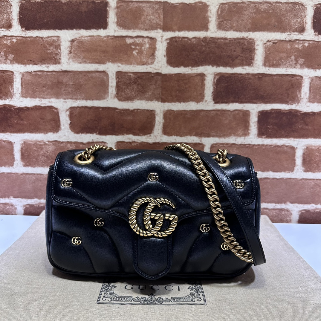 HOT SALE GUCCI GG Marmont SMALL shoulder bag