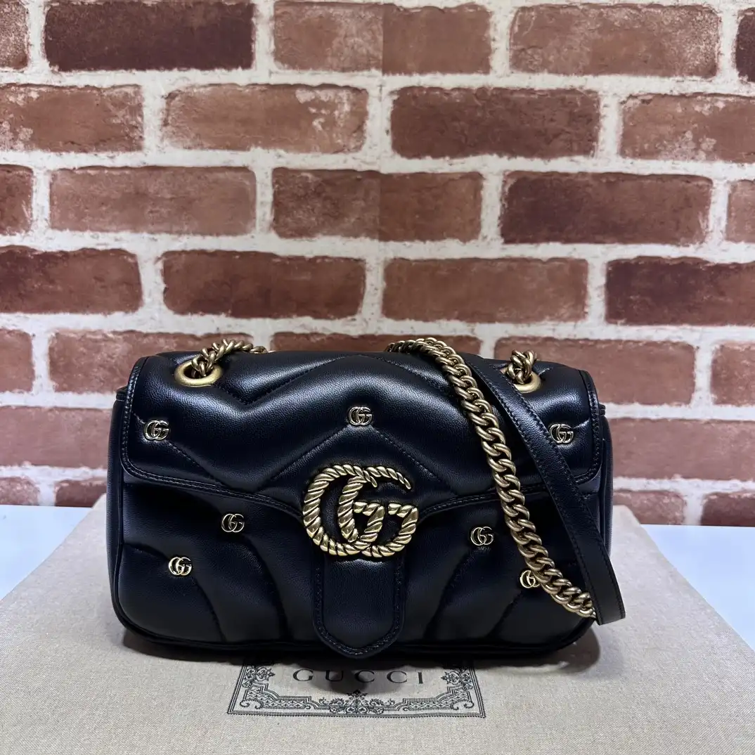 First bag ru GUCCI GG Marmont SMALL shoulder bag