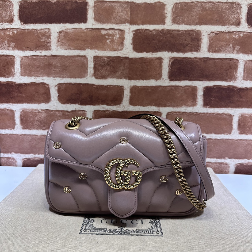 HOT SALE GUCCI GG Marmont SMALL shoulder bag