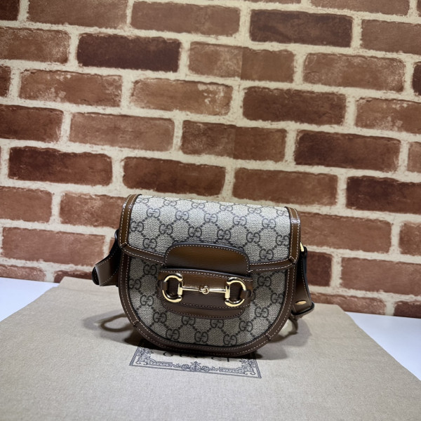 HOT SALE Gucci HORSEBIT 1955 MINI ROUNDED BAG