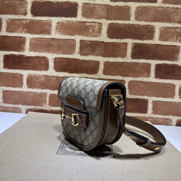 HOT SALE Gucci HORSEBIT 1955 MINI ROUNDED BAG