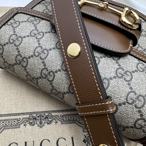 HOT SALE Gucci HORSEBIT 1955 MINI ROUNDED BAG