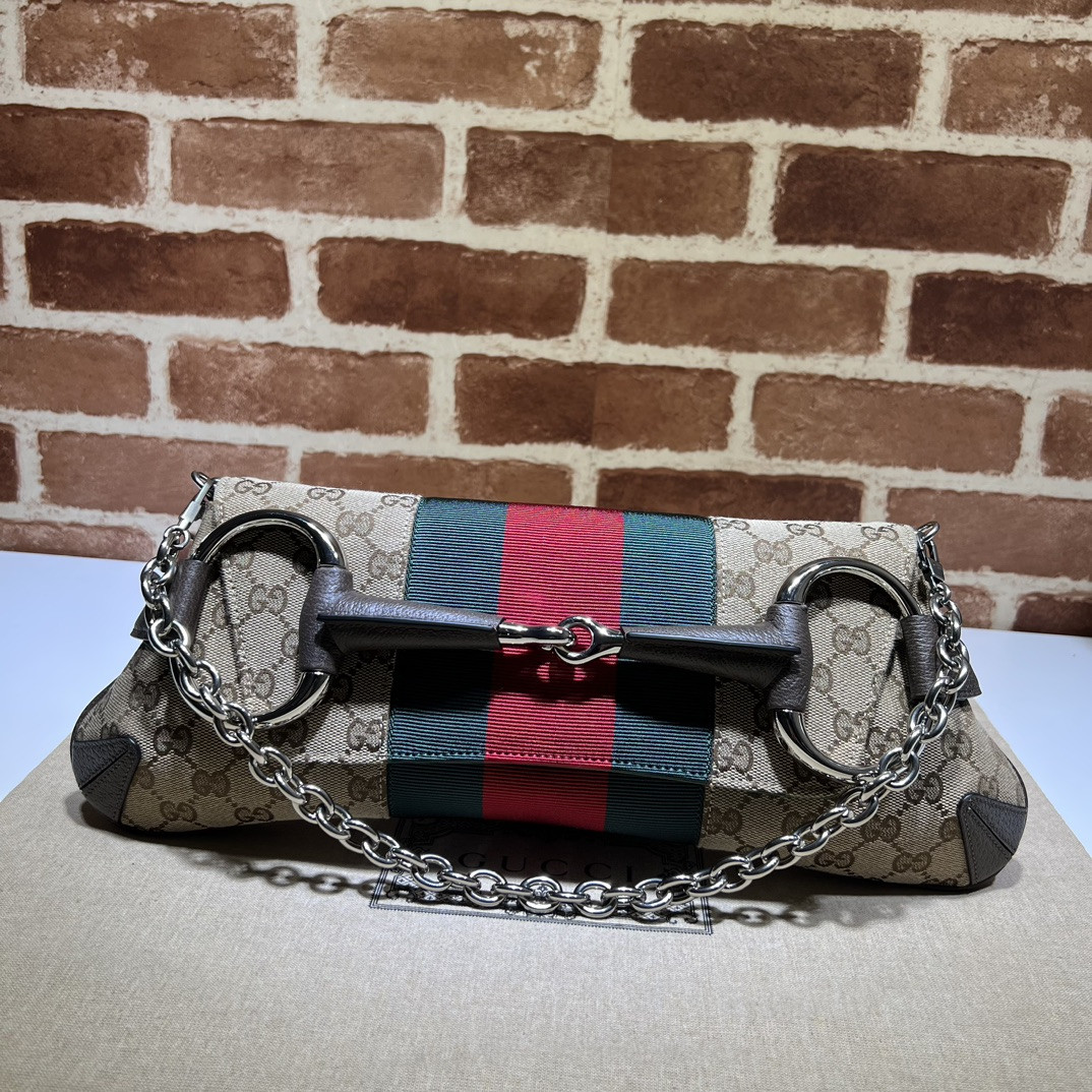 HOT SALE GUCCI HORSEBIT CHAIN BIG SHOULDER BAG