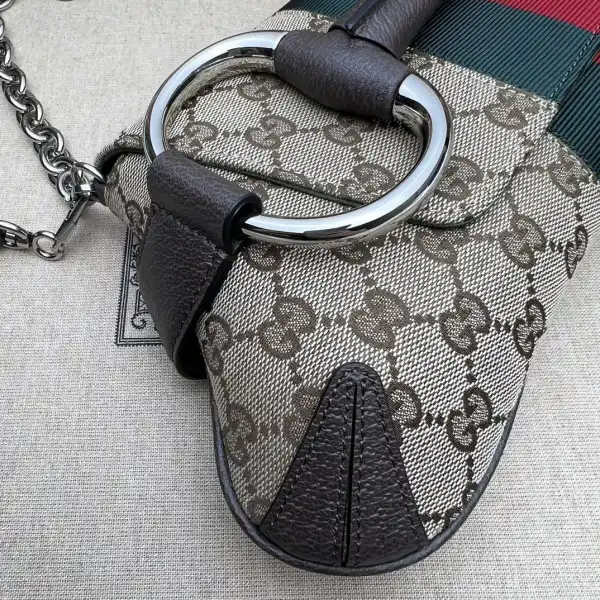 First Bag Ru GUCCI HORSEBIT CHAIN BIG SHOULDER BAG