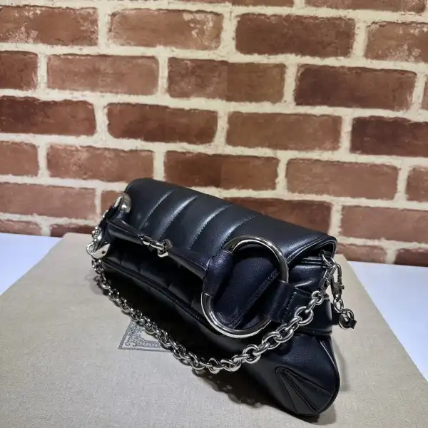 GUCCI HORSEBIT CHAIN BIG SHOULDER BAG