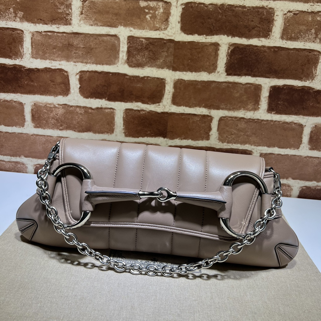 HOT SALE GUCCI HORSEBIT CHAIN BIG SHOULDER BAG