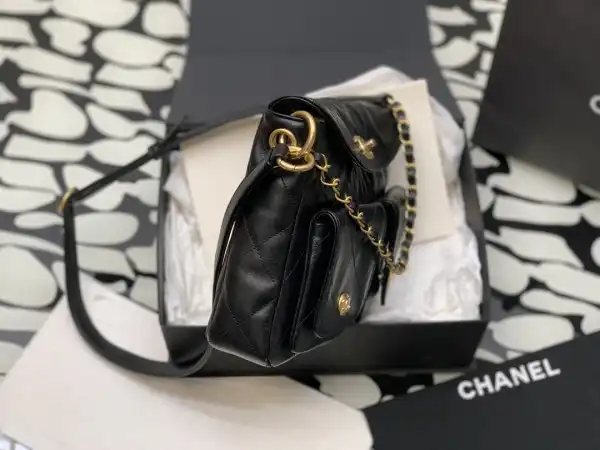 CHANEL HOBO HANDBAG-19×24×5cm